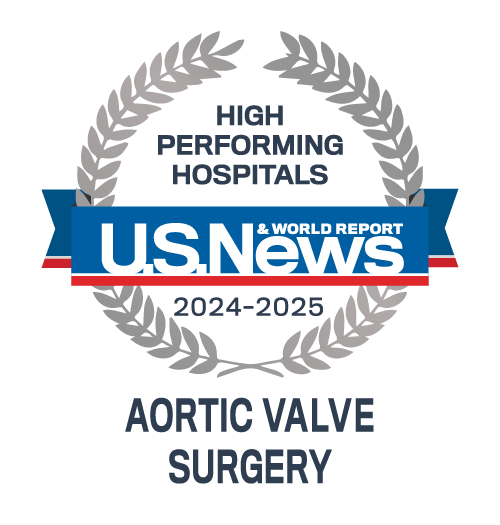 Badge for excellence performance for aortic valve surgery