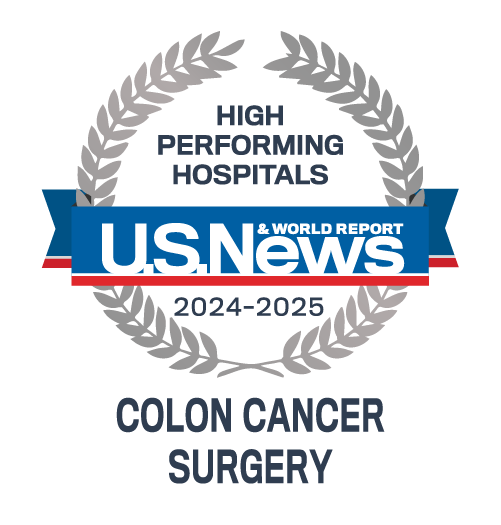 Badge for excellence performance for colon cancer surgery