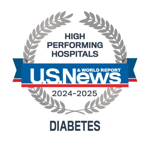 Badge for excellence performance for  diabetes