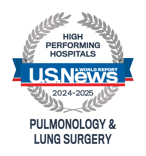 Badge for Pulmonology & Lung Surgery High Performing
