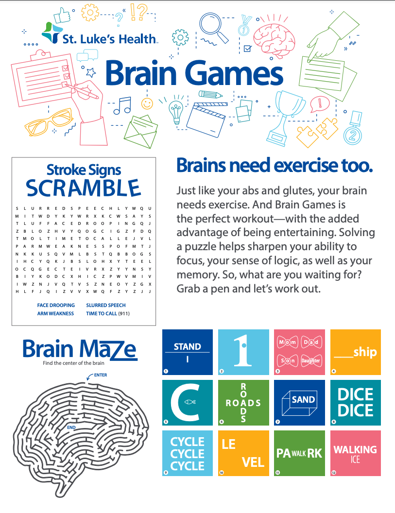 Brain exercises for better cognition