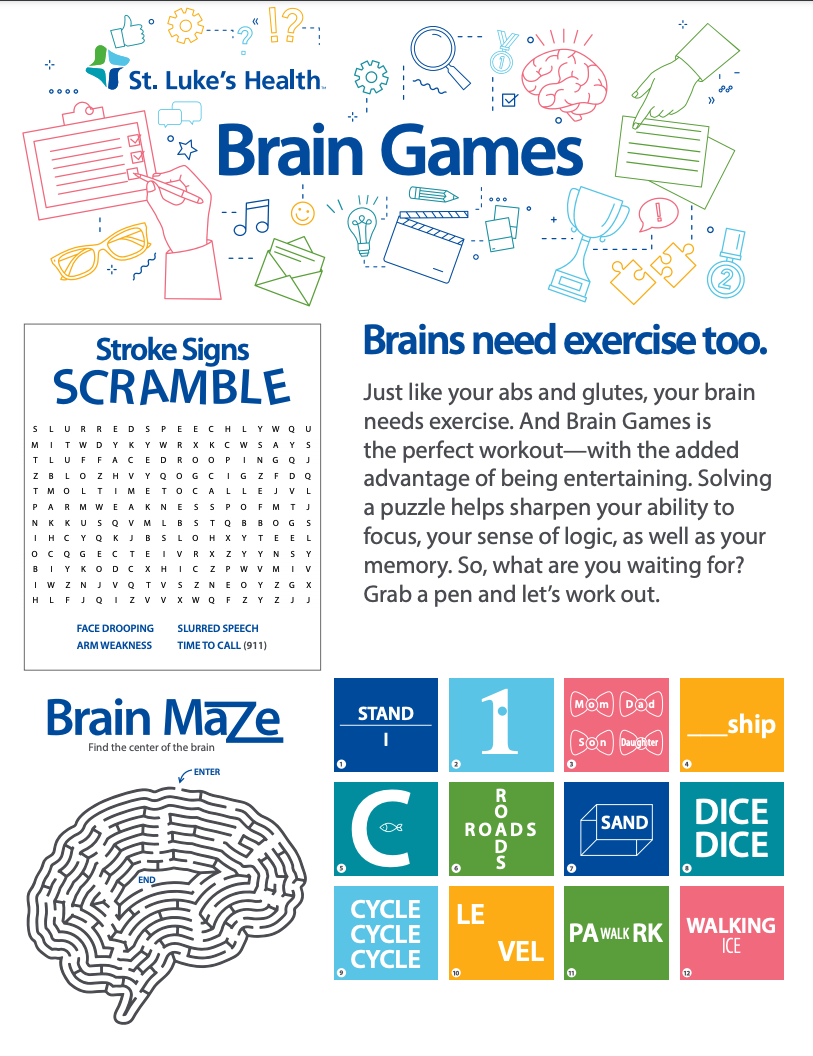 Can Brain Games Improve Cognitive Ability St Luke s Health