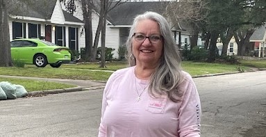 Kathleen Gutierrez standing outside