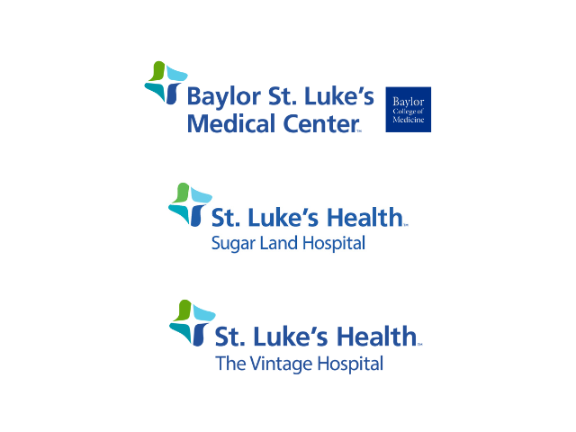 St. Luke's Health hospital logos