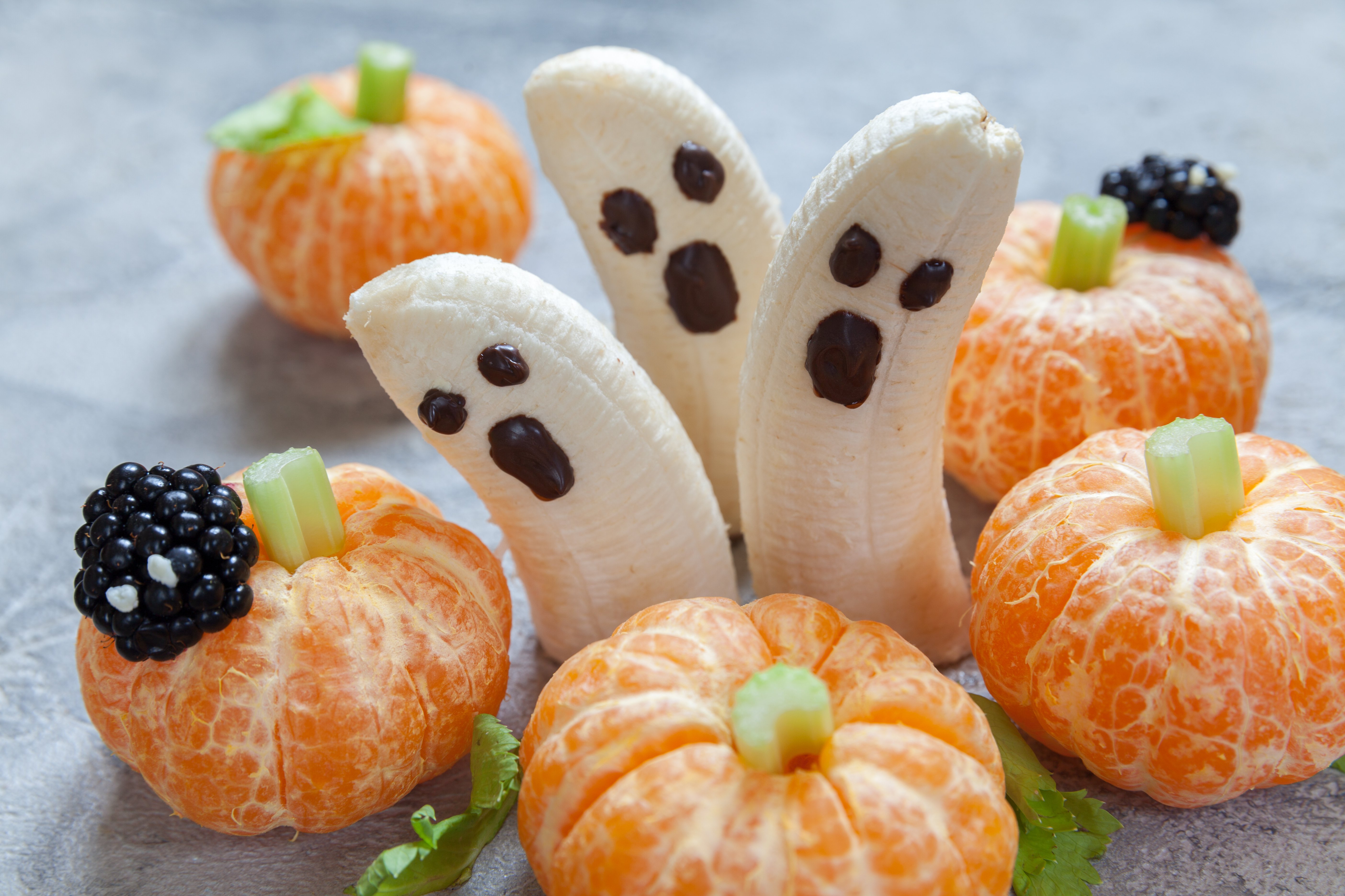 Healthy Kid Snack for Halloween: Boonanas